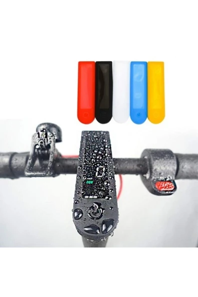 Elektrikli Scooter Silikon Ekran Koruyucu Su Geçirmez Darbelere Karşı Dayanıklı Koruyucu (siyah) ürün görseli