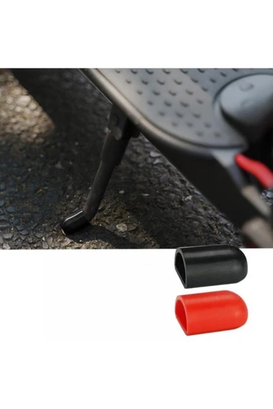 Elektrikli Scooter Yan Ayaklık Kaydırmaz Ucu  Siyah - Resim 2