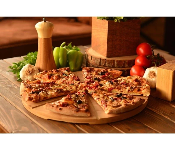 Bambum Slice - Dilimli Pizza Tahtası B0123 - 4