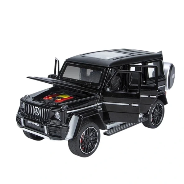 Nessiworld XHD-B2425 -Vardem Çek Bırak şıklı ve Sesli Kapıları Açılan G Jeep 1:24 - Resim 3