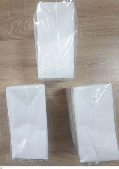BBeyaz (33x33 cm) Kağıt Peçete Çift Katlı 1/8 Garson Katlama (100 adet)