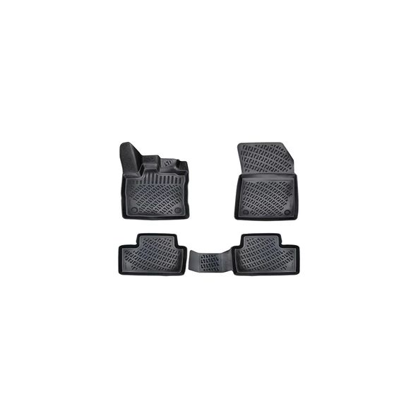 Renault Captur 2019 Sonrası 3D Havuzlu Paspas Siyah