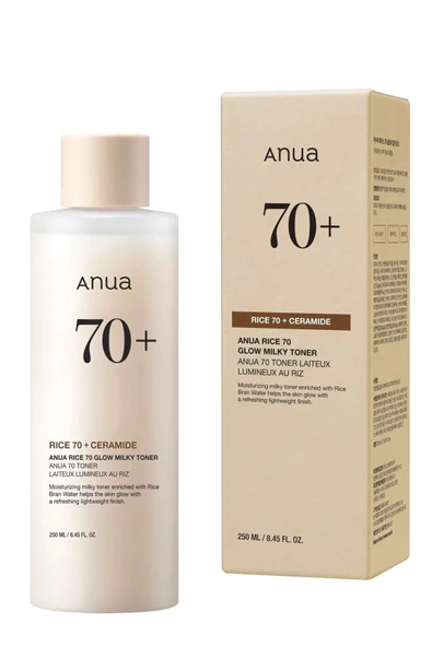 Rice 70 Glow Milky Toner Leke Karşıtı Parlatıcı Pirinçli Süt Dokulu Tonik 250ml