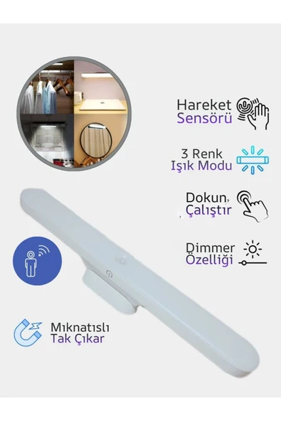 3W MIKNATISLI ŞARJLI SENSÖRLÜ APLİK - 2