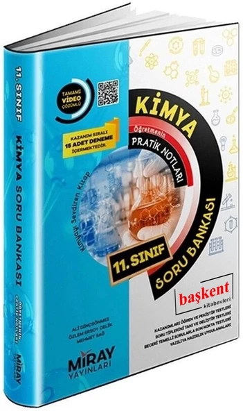 MİRAY YAYINLARI 11. Sınıf Kimya Konu Özetli Soru Bankası ürün görseli