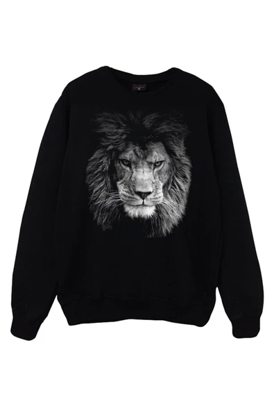 fame-stoned Aslan Baskılı Sweatshirt ürün görseli 1