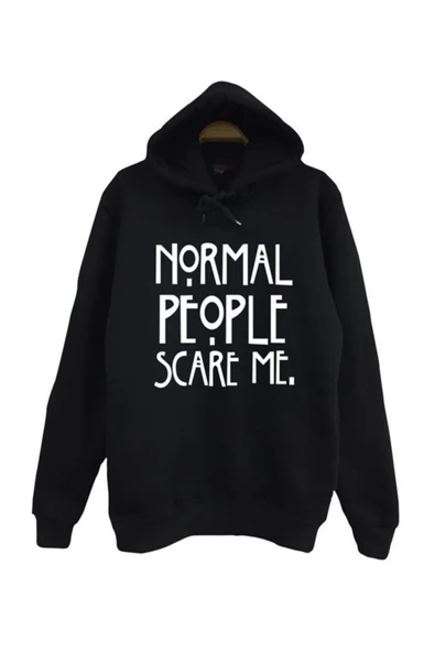 fame-stoned Unisex Siyah American Horror Story Baskılı Sweatshirt ürün görseli