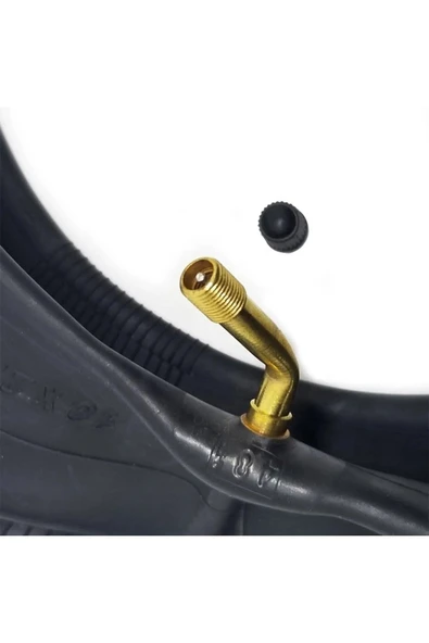 Siyah ONVO OV-012 X Plus Scooter Uyumlu Dayanıklı İç Lastik Şamrel - Resim 2