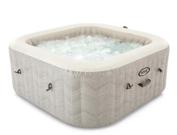 İNTEX 28446NP 4 KİŞİLİK CHEVRON DELUXE KARE SPA SETİ