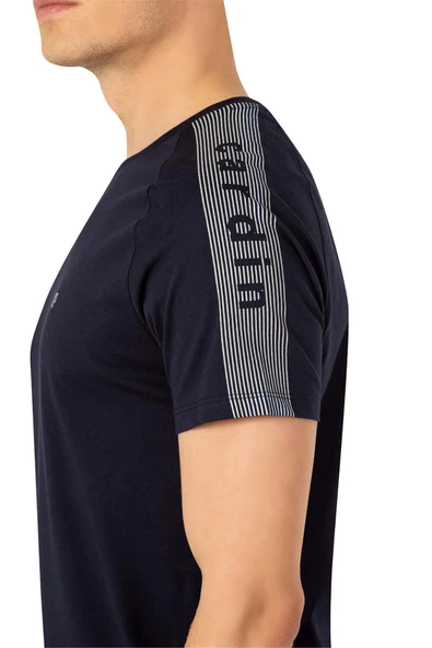 Pierre Cardin Erkek Bisiklet Yaka Penye Kısa Kol Pijama Takım - Resim 7