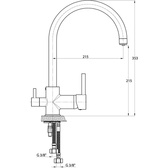 Gpd Mar70 Arıtma Çıkışlı Eviye Bataryası - 2