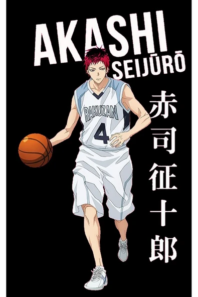 fame-stoned Kuroko's Basketball Anime Baskılı Unisex %100 Pamuk Siyah T-shirt - 2