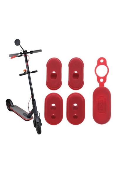 M365/pro Elektrikli Scooter Için 5 Adet Kauçuk Şarj Ve Kablo Delik Tapası - 1