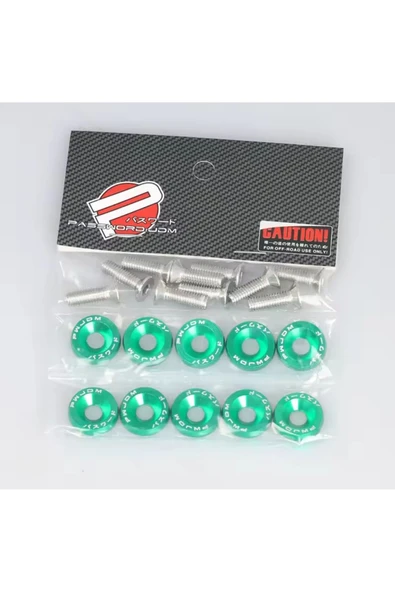 SCOOTER RENKLİ JDM VİDA PUL 10 LU PAKET - 1