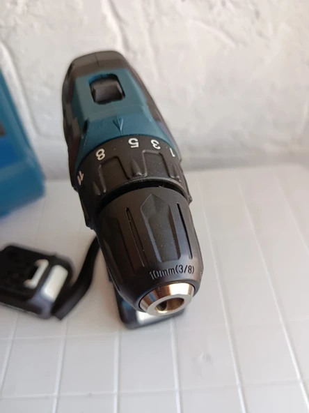 36 VOLT ÇİFT AKÜLÜ ŞARJLI MATKAP-MİNİ CANAVAR-PROFESYONEL MODEL-SETLİ-2 YIL GARANTİLİ - 7