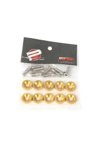SCOOTER RENKLİ JDM VİDA PUL SETİ 10 LUPAKET Uyumlu - 2