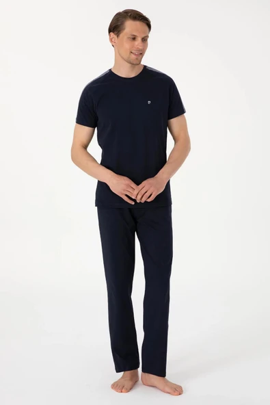 Pierre Cardin Erkek Bisiklet Yaka Penye Kısa Kol Pijama Takım ürün görseli