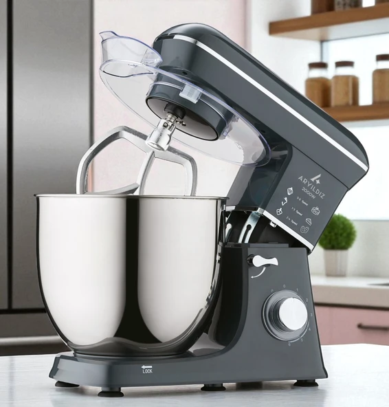 Aryıldız Power Chef XXL 10 Litre Stand Mikser - 5
