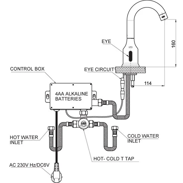 Gpd FLB11 Fotoselli Lavabo Bataryası - 2