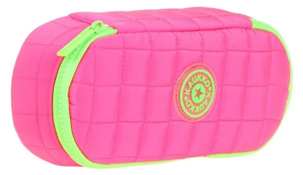 Kaukko Kız Çocuk Pembe Özel Bölmeli Organizer Okul ve Günlük Kalem Çantası - K2622 ürün görseli