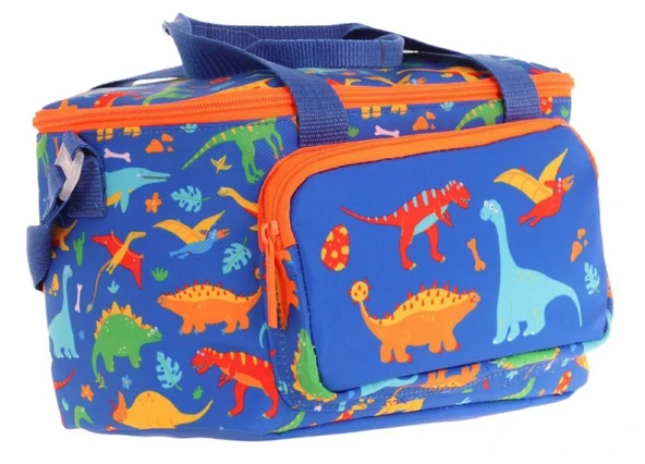 Kaukko Kids Thermo Isı Yalıtımlı Erkek Çocuk Dinazor Lacivert Yeşil Beslenme Çantası L7278 (İki Bölmeli) ürün görseli