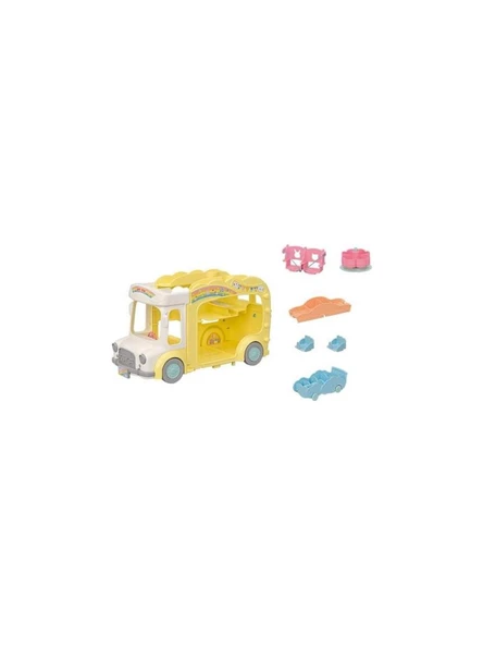 Adore Oyuncak Sylvanian Families Gökkuşağı Anaokulu Otobüsü 5744 - 4