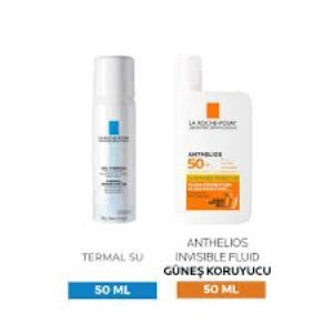 La Roche Posay Anthelios Uvmune400 Spf50  (Shaka) İnvisible Fluid 50 Ml + Termal Su 50 Ml - İKİLİ SET