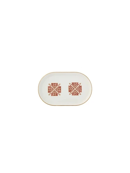 Porland Arabesque Serisi 18CM Kayık Tabak Desen6 - 1