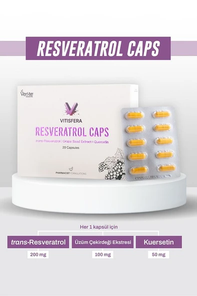 Vitisfera Resveratrol Caps 20 Kapsül
