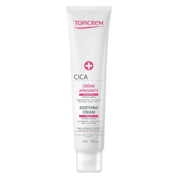 Topicrem Cica Repair Soothing Cream 40 ml Tahriş Olmuş Ciltler İçin Krem