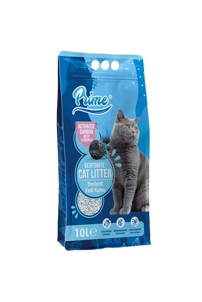 Prime 10 Lt Aktif Karbon Kedi Kumu