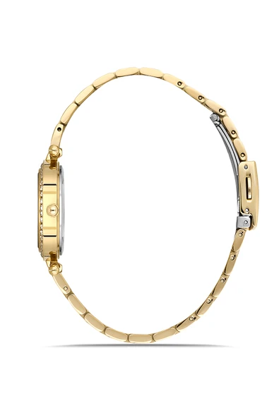 Ferro FL21593AWT-B Quartz Çelik Altın Rengi 30 mm Kadın Kol Saati - 2