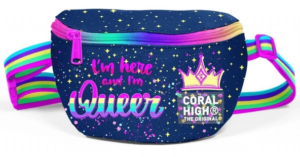 Coral High Çocuk ve Genç Bel Çantası - Mor/Çok Renkli ürün görseli