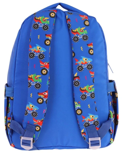 Kaukko Toys Erkek Çocuk 3D Kamyon Şekilli İlkokul ve Günlük Sırt Çantası - Mavi - L5255 - Resim 3