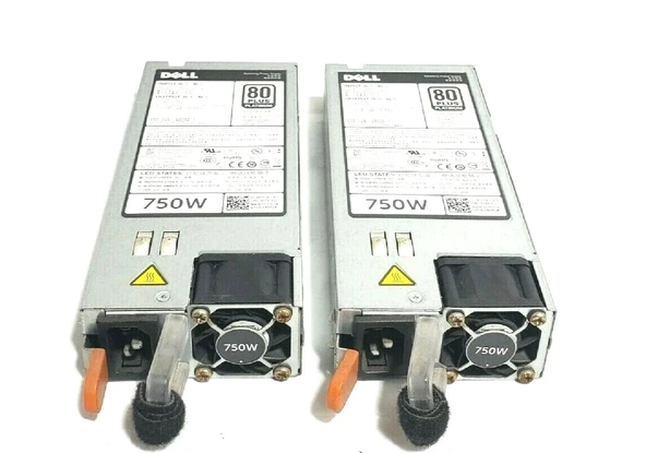 Dell 750W Power Supply 80 Plus Platinum D750E-S1 - Outlet - 3