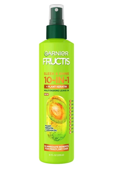 Garnier Fructis Sleek & Shine 10 Etki 1 Arada Durulanmayan Saç Spreyi 239ML