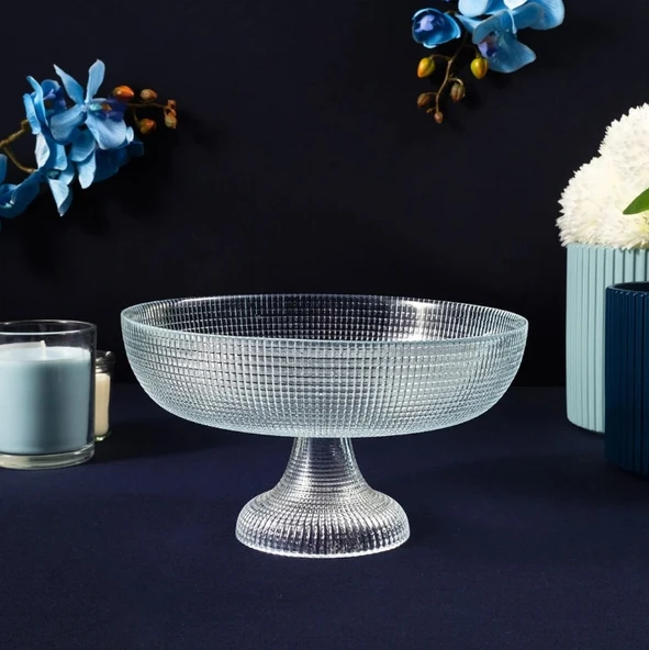 Fecra Loren Ayaklı Kase Natürel - 3