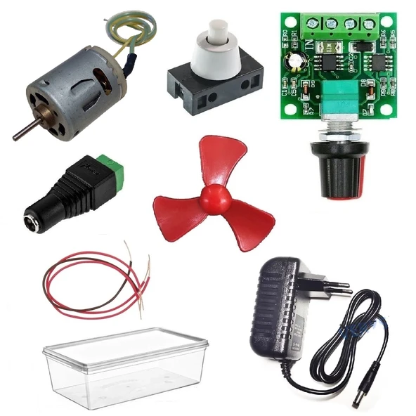 Kutulu 3 in 1 Güçlü Motor Deney Seti (3 Devre) - Öğrenci Elektrik Devresi - 1