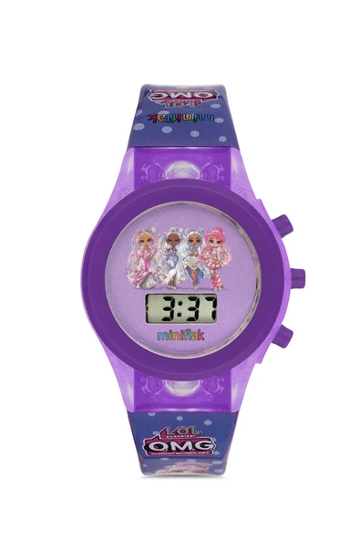 Miniflak LOL Surprise! Lisanslı OMG7001 Mor Işıklı Çocuk Saati ürün görseli