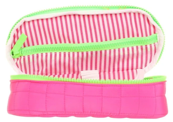 Kaukko Kız Çocuk Pembe Özel Bölmeli Organizer Okul ve Günlük Kalem Çantası - K2622 - Resim 3