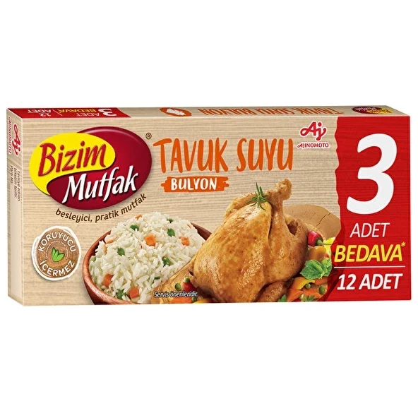 Bizim Mutfak Tavuk Bulyon 12'li
