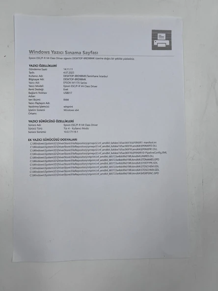 Epson M1170 Ecotank Wifi Mürekkep Tanklı Yazıcı (C11CH44402) Outlet - 7