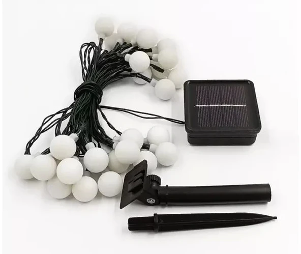 Solar 5m 28 Led Top Rgb Siyah Kablolu