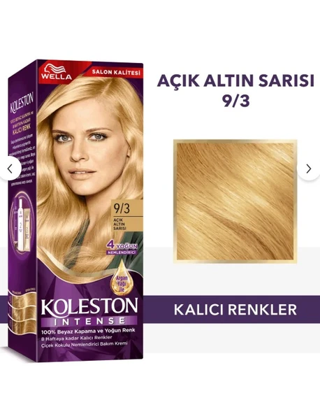 Koleston Intense 9-3 Açık Altın Sarısı - 1
