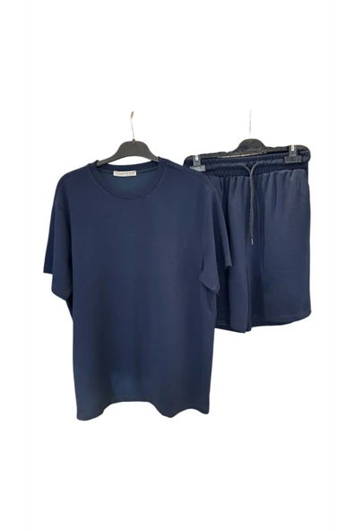 9008 DÜZ TİŞÖRT ŞORT TAKIM - 4