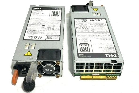 Dell 750W Power Supply 80 Plus Platinum D750E-S1 - Outlet