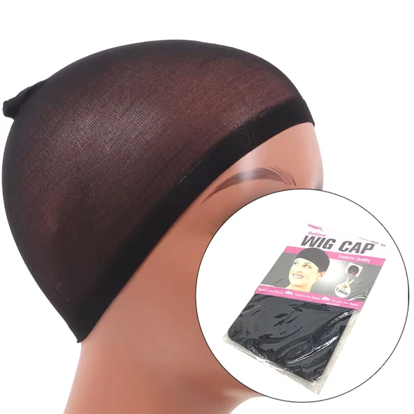 Peruk Takım Bonesi & Filesi - Siyah - 1 Paket / 2 Adet ürün görseli