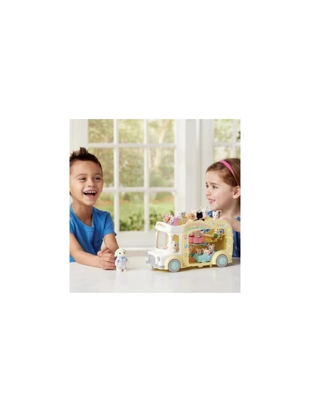 Adore Oyuncak Sylvanian Families Gökkuşağı Anaokulu Otobüsü 5744 - 3