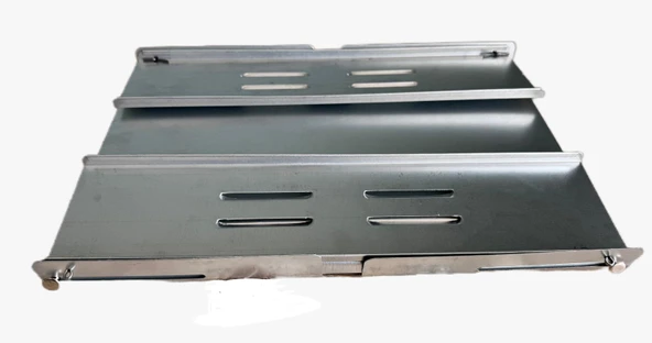 Despina Home Katlanabilir Krom Izgaralı Galvaniz Mangal Çantalı 0.60MM Kalın - 2