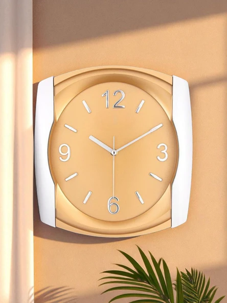 Girist Modern Duvar Saati Gold